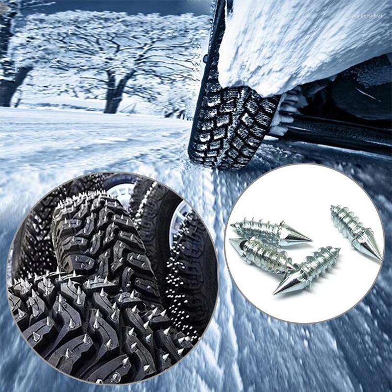 

100Pcs Car Winter Snow Anti-skid Bolt Steel Wheel Tire Nail Motorcycle Off-road Vehicle ATV Chain