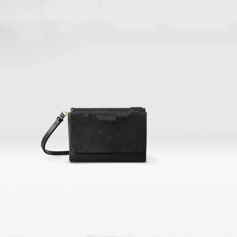 

Explosion Women's bags MM Twist lock handbag Flap gold chain classic House bag colorful strass Epi grained leather Black women clutch Cowhide pocket France designer