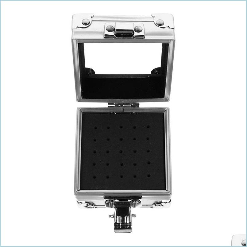 

Nail Art Kits Nail Art Kits 25 Hole Drill Holder Display Tool Aluminum Polish Head Storage Box Drop Delivery 2022 Health Beauty Dhucp
