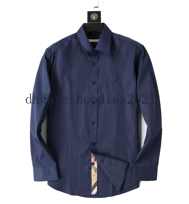 

Luxurys Designers Dress Shirt Menswear Fashion Society Black Men Solid Color Business Casual Mens Long Sleeve red -3XL 747619459, 03