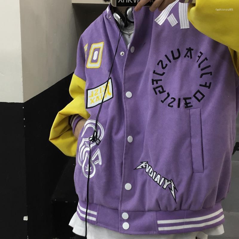 

Women's Jackets 2022 Nova Retro Uniforme De Beisebol Jaqueta Masculina E Feminina Harajuku Casal Bordado Oversized