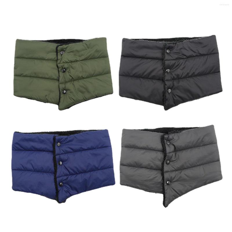 

Bandanas Women Cotton Down Ring Snood Scarves Thermal Warm Scarf Eiderdown Neck Warmer Men Winter