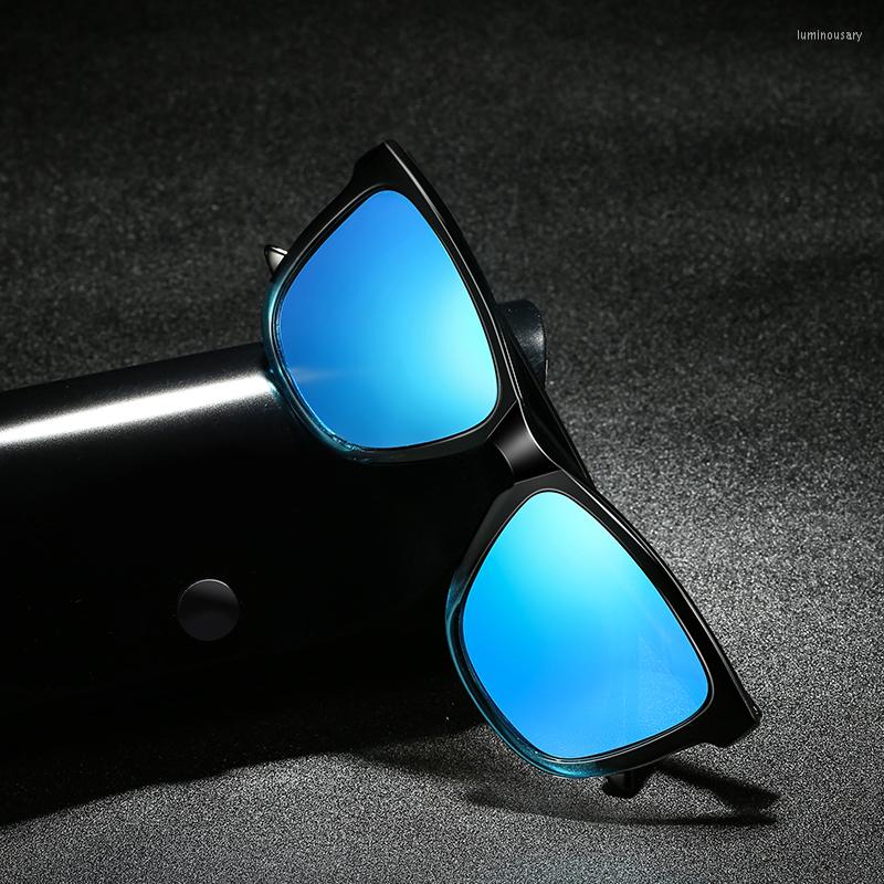 

Sunglasses Brand Men Polarized Driving Mirrors Coating Lenses Eyeglasses Vintage Gradient Frame Sun Glasses For UV400