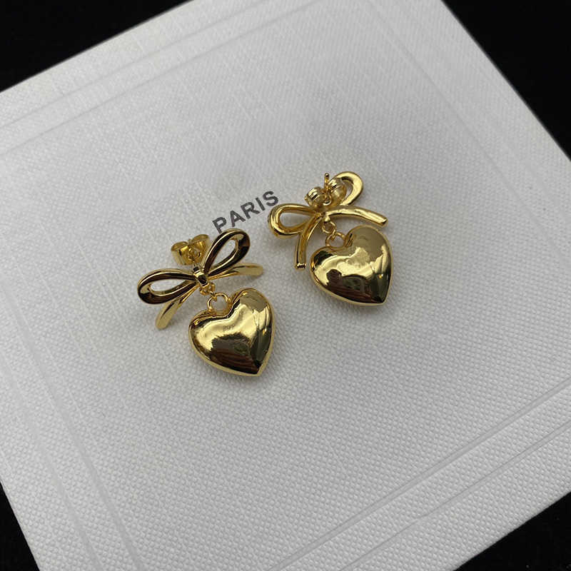 

Stud Women Gold Earring Jewelry Heart s for Womens Letter c Silver Pendant Earrings Hoops Premium Box