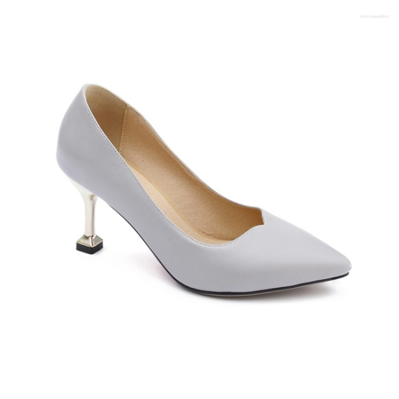 

Sandals Big Size Ladies High Heels Women Shoes Woman Pumps Sweet Pointed Thin-heeled Super-high-heeled, Black