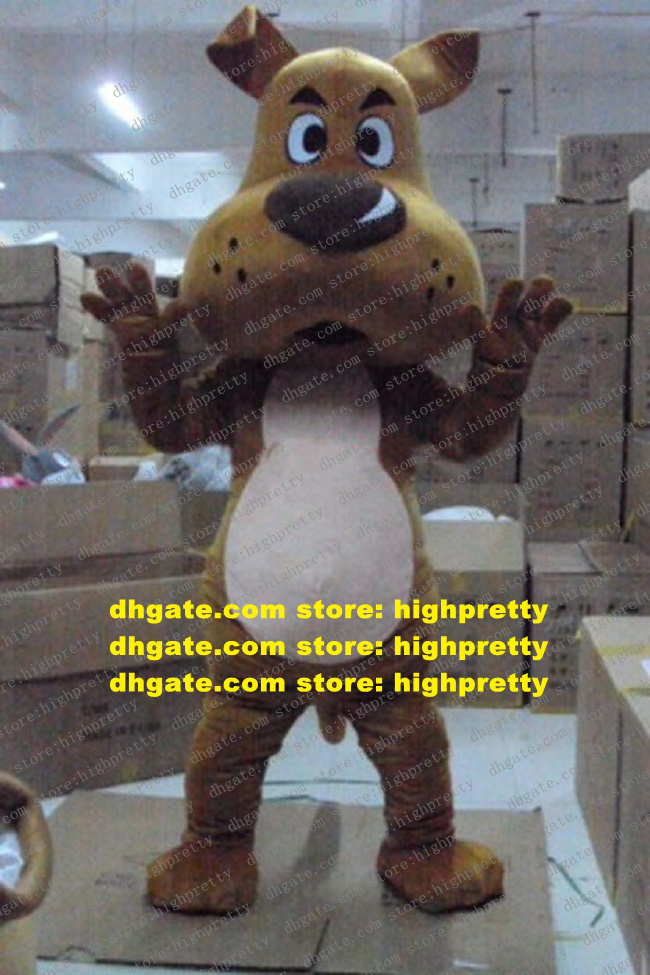 

Lovely Brown Dog Mascot Costume Mascotte Puppy Cutu Pup Doggie Adult With Big Black Nose Chubby Cheeks No.1872, As in photos