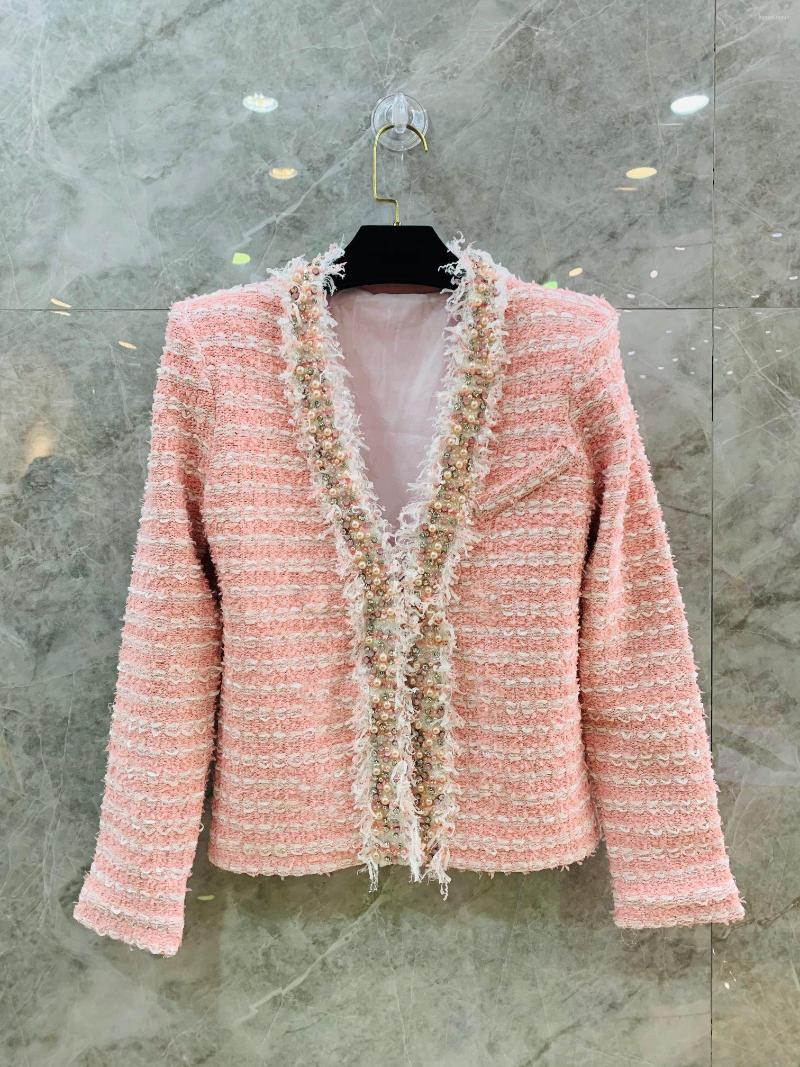 

Women' Fur Hand-beaded Limited Edition Super Heavy-duty Pink