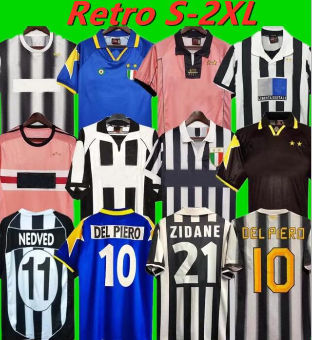 

Retro DEL PIERO Conte soccer jersey PIRLO Buffon INZAGHI 84 85 92 95 96 97 98 99 02 03 04 05 94 95 ZIDANE Ancient maillot DAVIDS BOKSIC TEVEZ Conte shirt 11 12 15 16 17 18 POGBA, 92/94 home