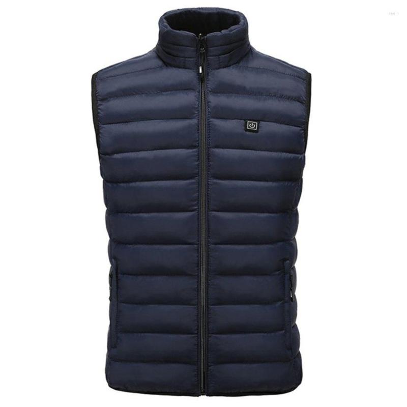 

Men's Vests 9 Areas Heated Vest Jacket USB Men Winter Electrical Sleevless Outdoor Fishing Hunting Waistcoat Hiking