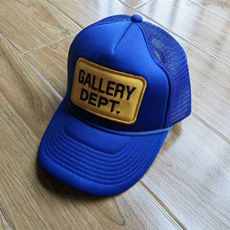 

Ball Caps American Fashion Galleryes Dept Letter Sticker Baseball Sun Visor Duck Tongue Curved Brim Men and Women1 15w7u, Blue