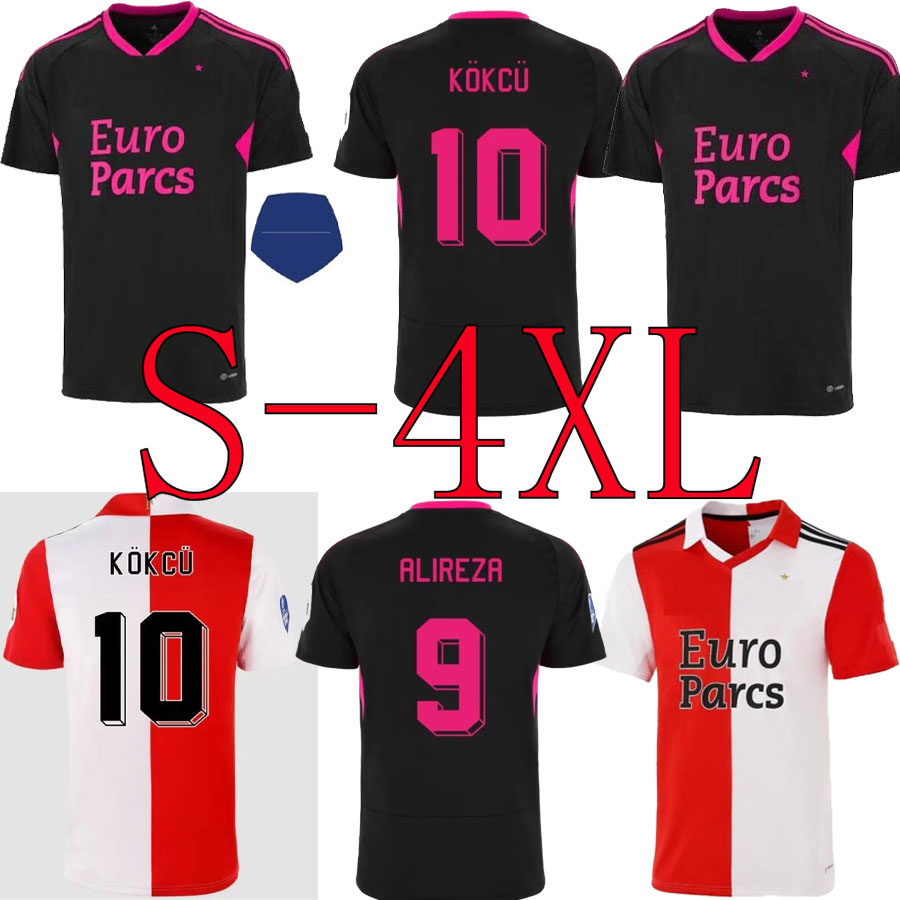 

S-4XL 22 23 Home away 3RD soccer jerseys 2022 2023 KOKCU ALIREZA HET LEGIOEN Football shirts men, Black