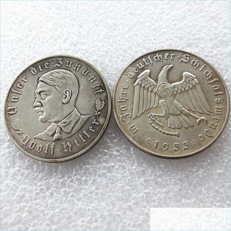 

Arts And Crafts H 11 Germany Commemorative Coins 1933 Copy Brass Craft Ornaments Drop Delivery 2022 Home Garden Arts Crafts Dh1Hp