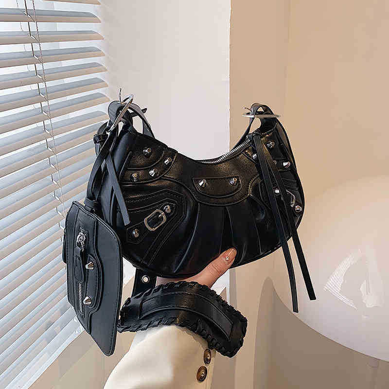

totes bag Luxurious Balenicagas bag women's armpit Korean fashion Single Shoulder Bag Messenger mother locomotive 6PZC Balencaigaity AIKO, No bag