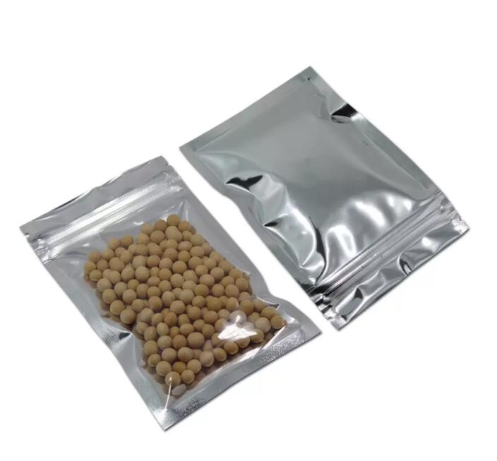 

20 Sizes Aluminum Foil bag Clear for Zip Resealable Plastic Retail Lock Packaging Bags Zipper Mylar Bagg Package Pouch Self Seal Bagls