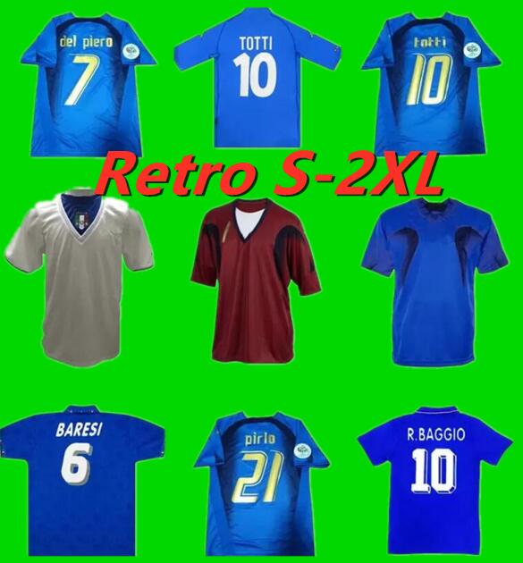 

1994 Retro version ITaly Soccer Jersey 1990 1996 1982 1998 2006 Home MALDINI BARESI Roberto Baggio ZOLA CONTE Shirt Away football uniforms 888, Grey