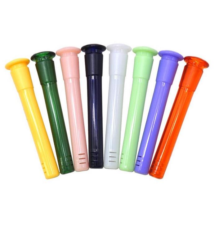 

Smoking Pipes Plastic downstem diffuser 10mm Colorful Glass Bong Adater Down Stem for Glass Bong Water