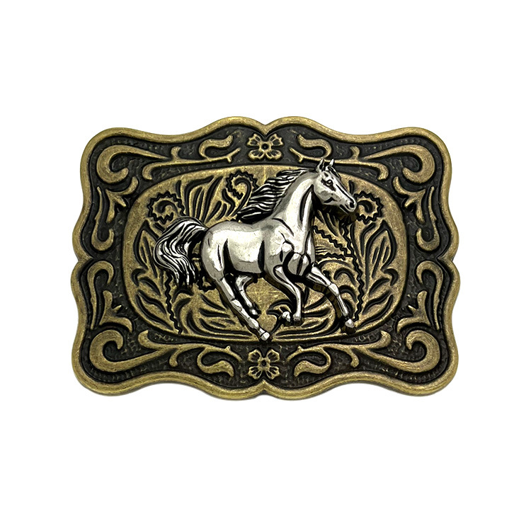 

Fashion Running Horse Animal Western Cowboy Belt Buckle For Men's Christmas Gift