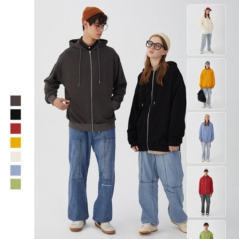 

Men' Hoodies Men Basic Sweatshirts 2022 O-Neck Cotton 7 Colors Plain, Dark grey