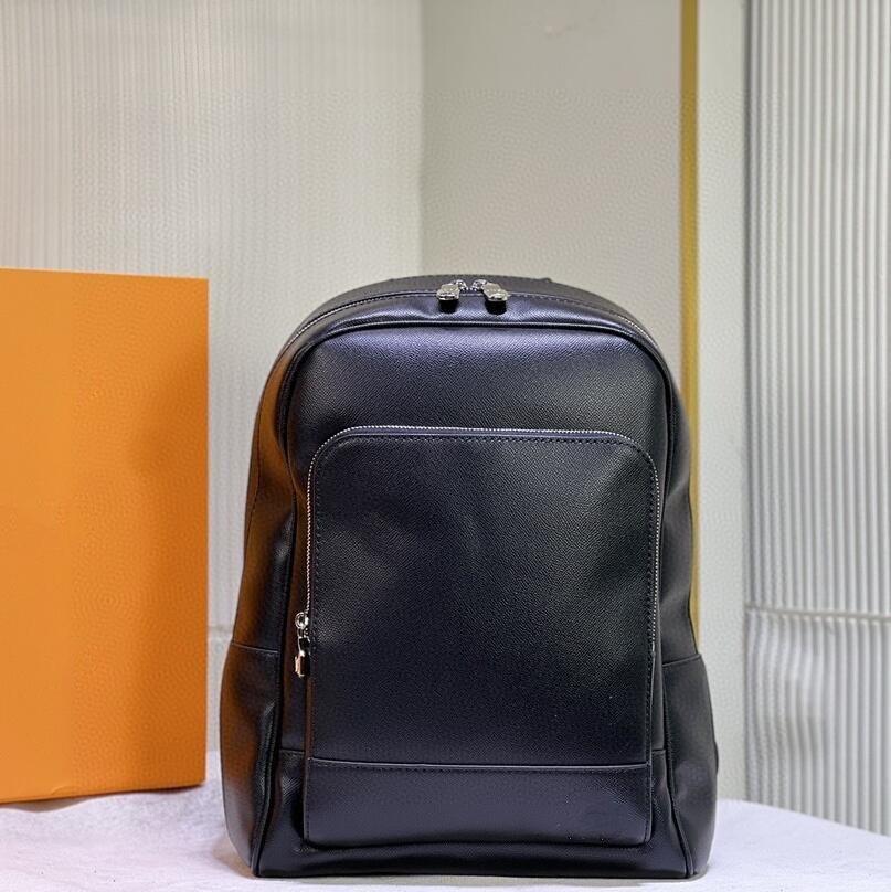 

Fashion Men Litchi Stria Backpack Luxury Designer Genuine Leather Back Pack Women Shoulder Bag Travel Backpacks Student School Bags, Mix color