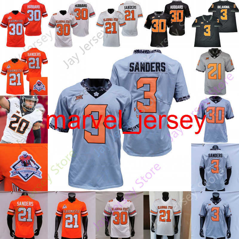 

Oklahoma State Football Jersey College Spencer Sanders Hubbard Malcolm Rodriguez Warren Tay Martin Presley Owens Bray Harvell-Peel Harper, Orange ii