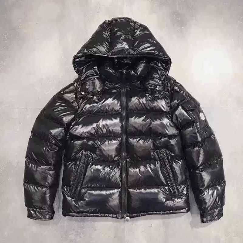 

Winter Men's Jacket Women's Down Monclair Designer Luxury Classic fashion Hip Hop hat pattern print coat Outdoor Warm Casual coat 00124, Matte black