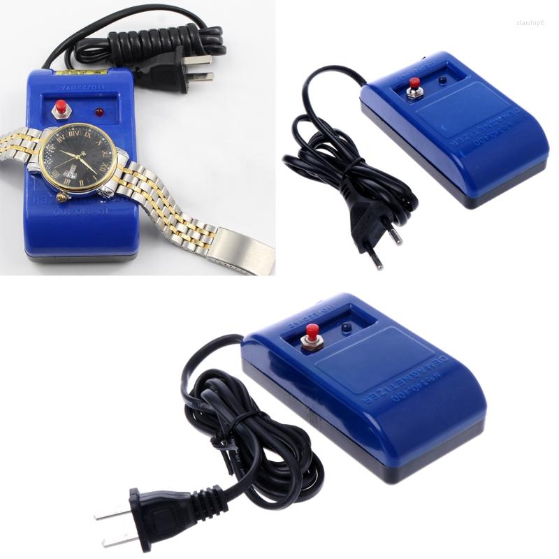 

Watch Repair Kits N80E Screwdriver Tweezers Electrical Demagnetizer Demagnetize Tool EU US