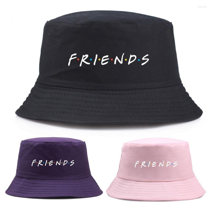 

Berets Friends Bucket Hats Women Man Classic Cotton Summer Fisherman Caps Teen Outdoor Sport Fishing Hat Girl Boy Bob Panama, Bandana