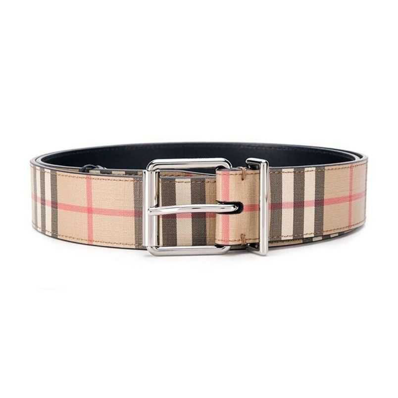 

Burberys Belt Burberys Mens Classic Lattice Needle Buckle, Black
