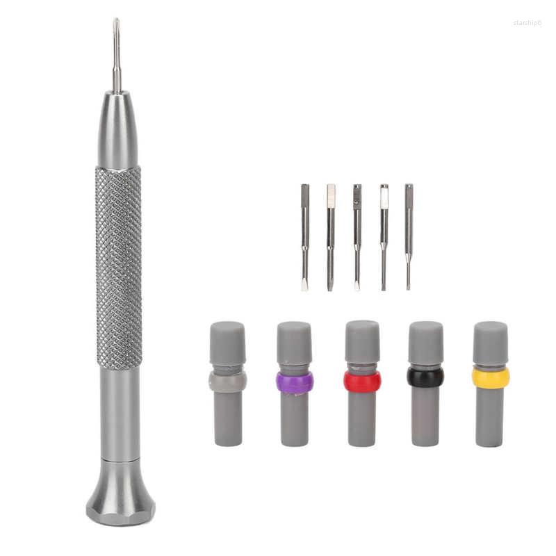 

Watch Repair Kits Thick Handle Screwdriver Set High Hardness With 5 Screw Bits For Home