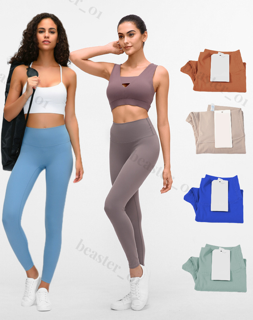 

womens designers yoga leggings pants high waist align sports gym sexy wear legging elastic fitness lady overall full tights workout, 19