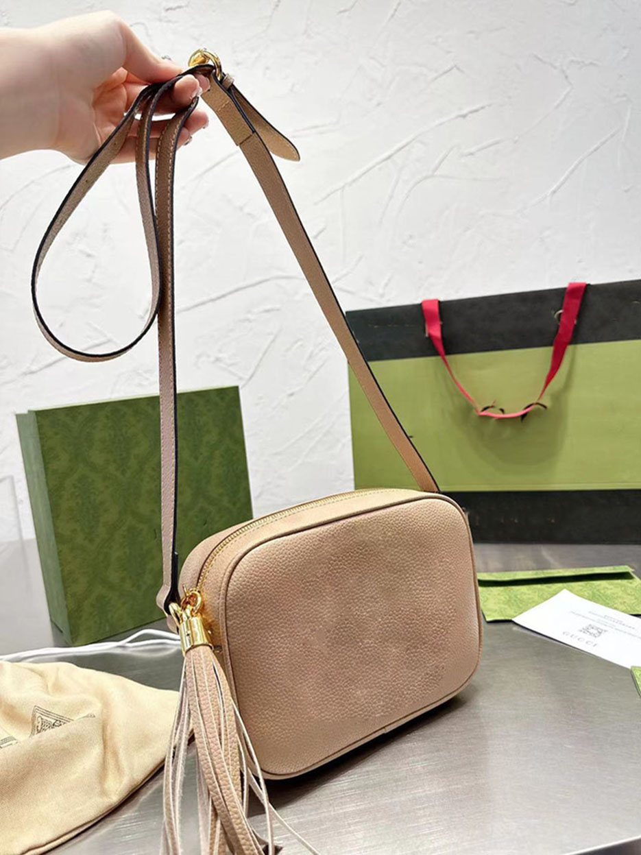 

Designer Women Crossbody Bags Handbags Wallet Handbag Soho Marmont Bag Disco Shoulder Bag Fringed Messenger Purse, Pink