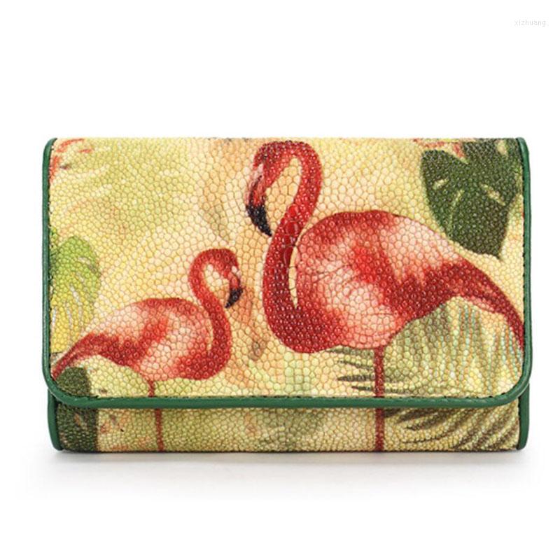 

Wallets Sipriks For Vip Original Skin Wallet Women Folding Short LADY, As photo