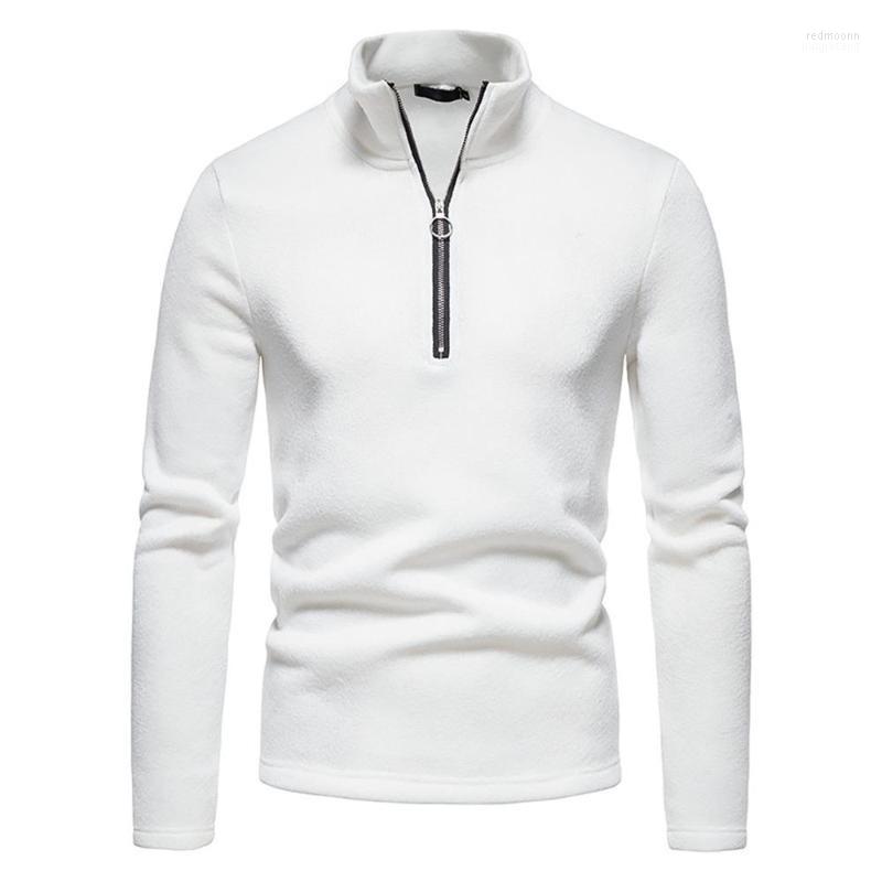 

Men's Hoodies Men's & Sweatshirts Debracat V Neck Zipper Pullovers Stand Up Collar Men Sport Jumper White Elegant Sweatshirt Casual, Black