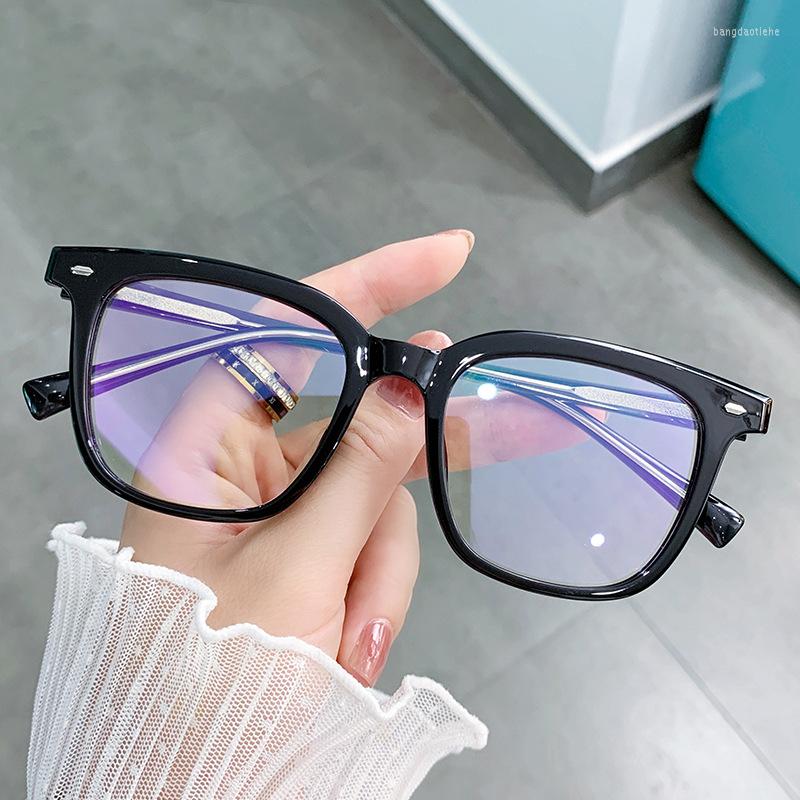 

Sunglasses Square Fashion Transparent Computer Women Men Anti Blue Light Reading Glasses Clear Eyeglasses Prescription