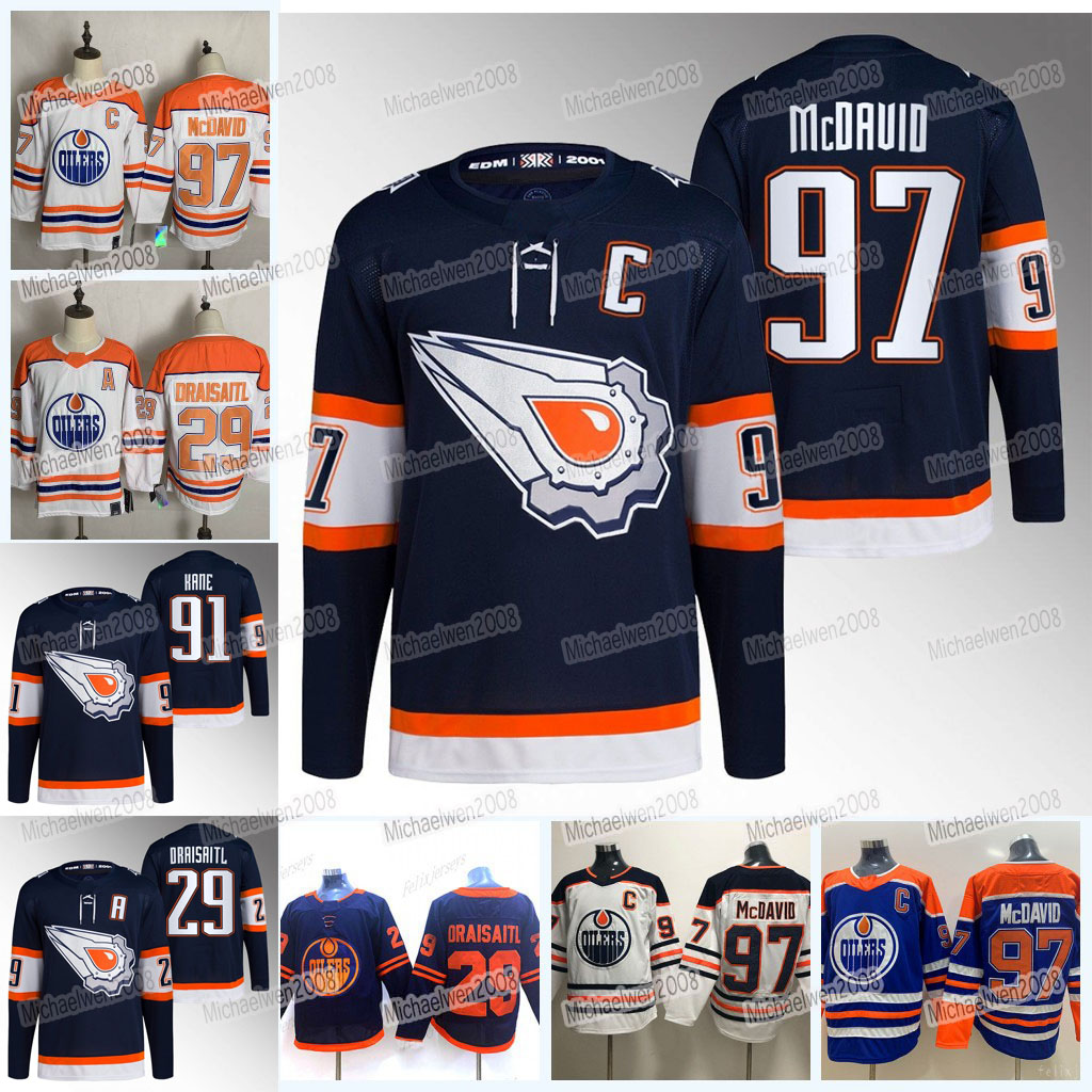 

Connor McDavid Oilers 2022-23 Reverse Retro Jersey Edmonton Evander Kane Leon Draisaitl Zach Hyman Ryan Nugent-Hopkins Jesse Puljujarvi Darnell Nurse Campbell, Orange