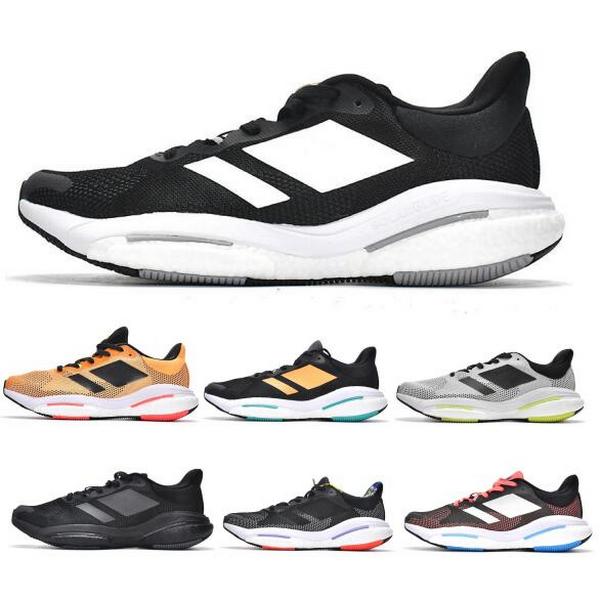 

Solar Glide 5 Running Shoes 2022 Men Women Designer Trainer Sneaker Ultraboosts Sports Black Carbon Turbo