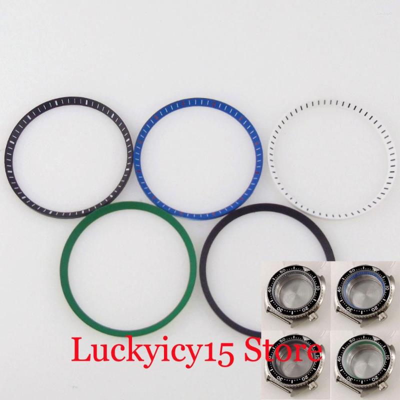 

Watch Repair Kits Plastic Black/Blue/Green Chapter Ring 31.2mm 28mm 1.6mm Fti 45mm NH35A Case