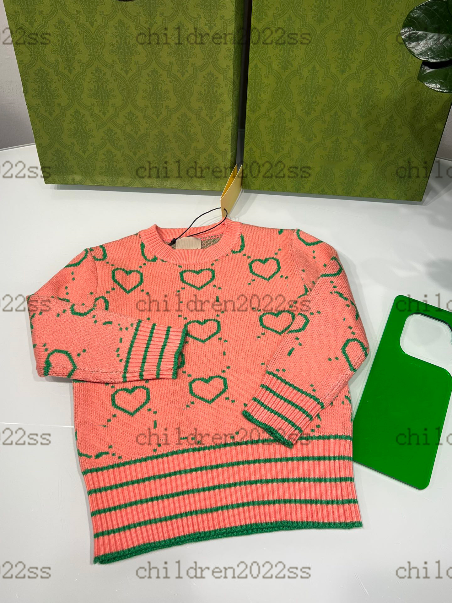 Sweatshirts personnalisés pour filles 2022fw Robes en tricot de créateurs Pullaires en pas de poule à manches longues et à manches longues