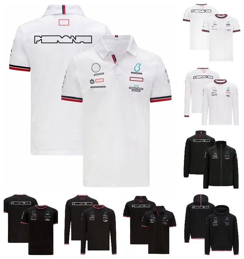 

2021 Formula 1 Driver T-shirt Summer Racing Team T-shirts f1 Polo Shirts Car Fans Breathable Short Long Sleeve Jersey f1 hoodie Jacket Customized