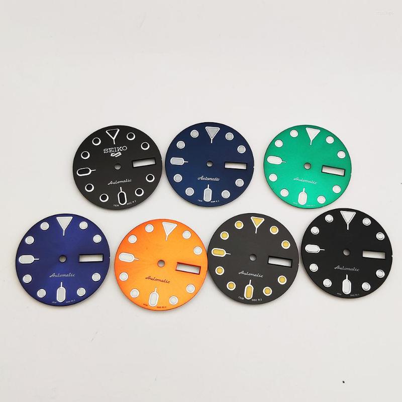 

Watch Repair Kits Modification Tuna Dial 28.5mm 7 Colors Standard Parts With S Logo Suit For NH35 NH36A Automatic Mechanical Movement