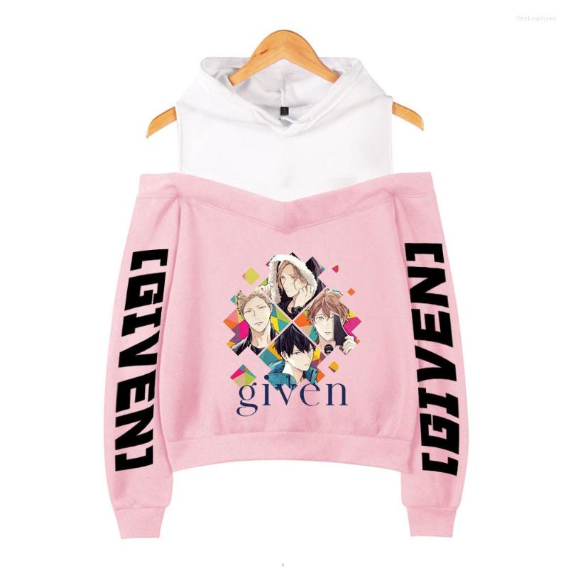 

Men' Hoodies 2022 Hip Hop Clothes Female Off Shoulder Sweatshirt Given Manga Music Mafuyu Long Sleeve Women' Men Pullover, Navy