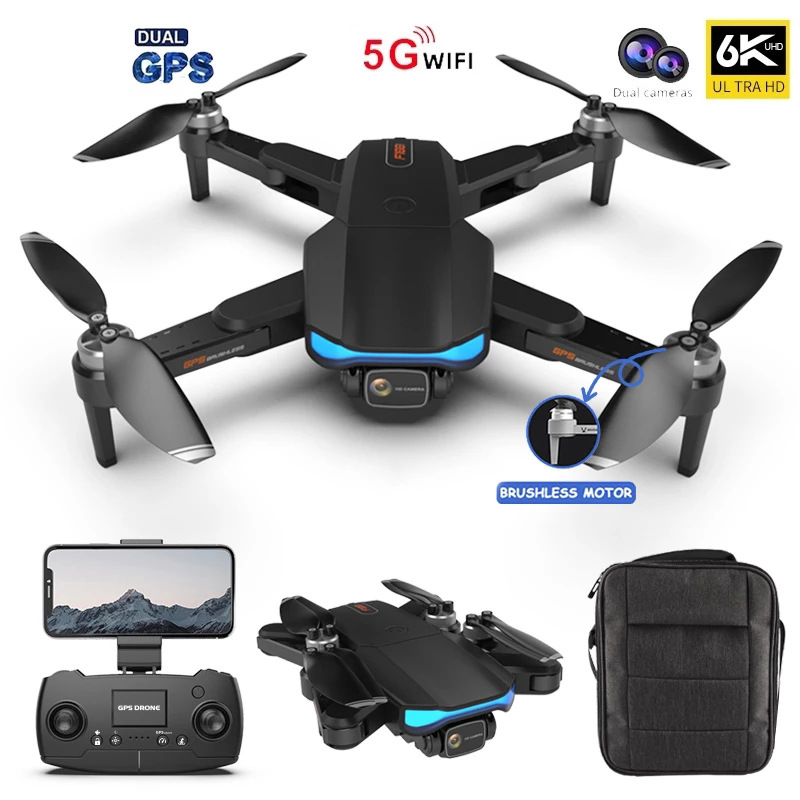 

F188 Professional Quadcopter Drone Avoidance Foldable Drone Long Distance Range Hd Camera Wifi Fpv 6k Mini DronNe