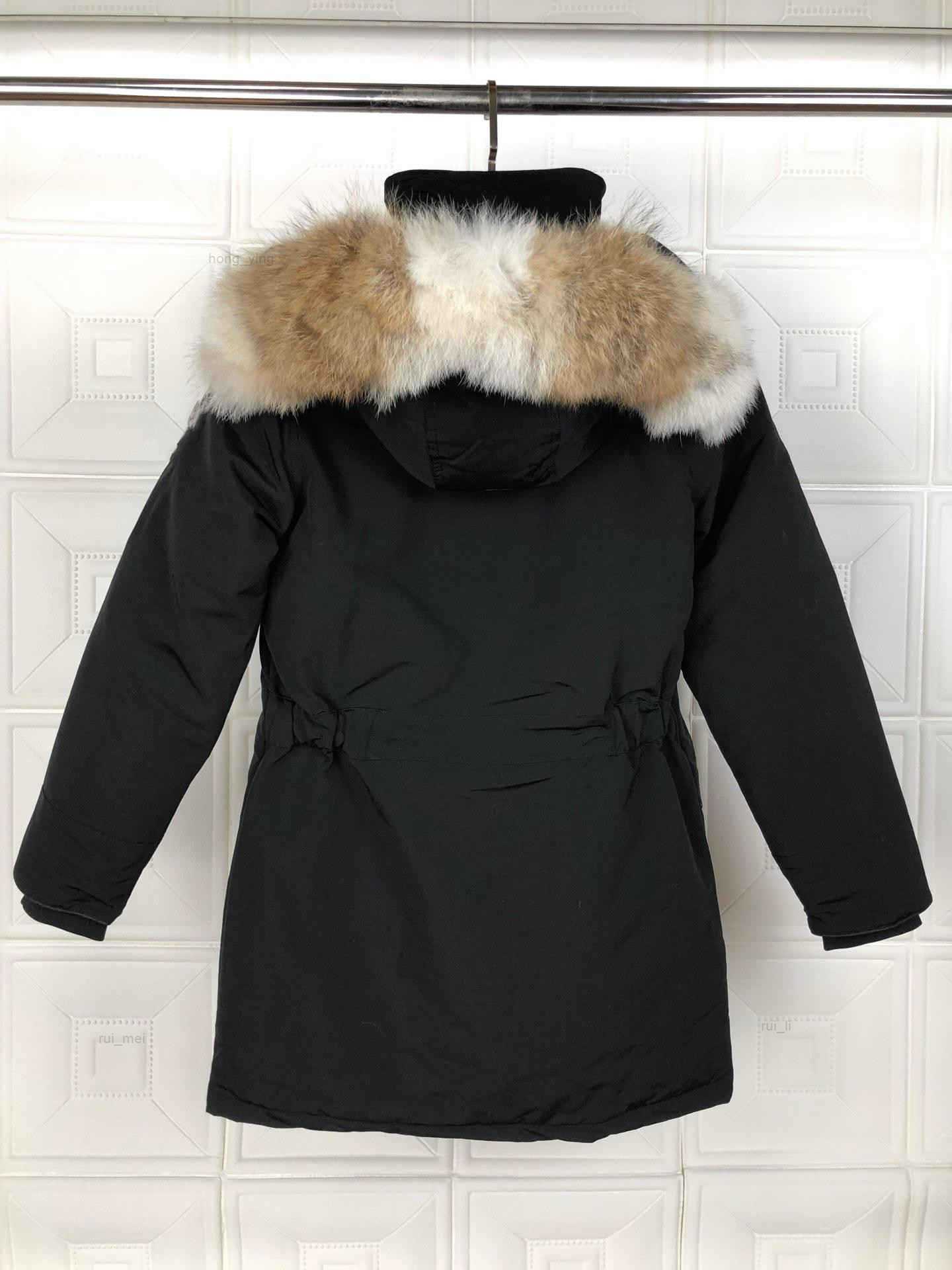

quality Women Top down coat fashion design with real wolf fur Detachable hat Casual Outdoor Feather Thick Hooded Sweater jacket Autumn, Photo style and color