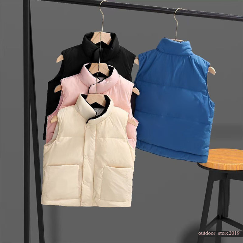 

Baby Vest Down Coat Parkas waistcoat designs Luxury Kids No Sleeveless Jacket puffer Autumn Winter Casual Keep warm Coats Couples vests, Color 4
