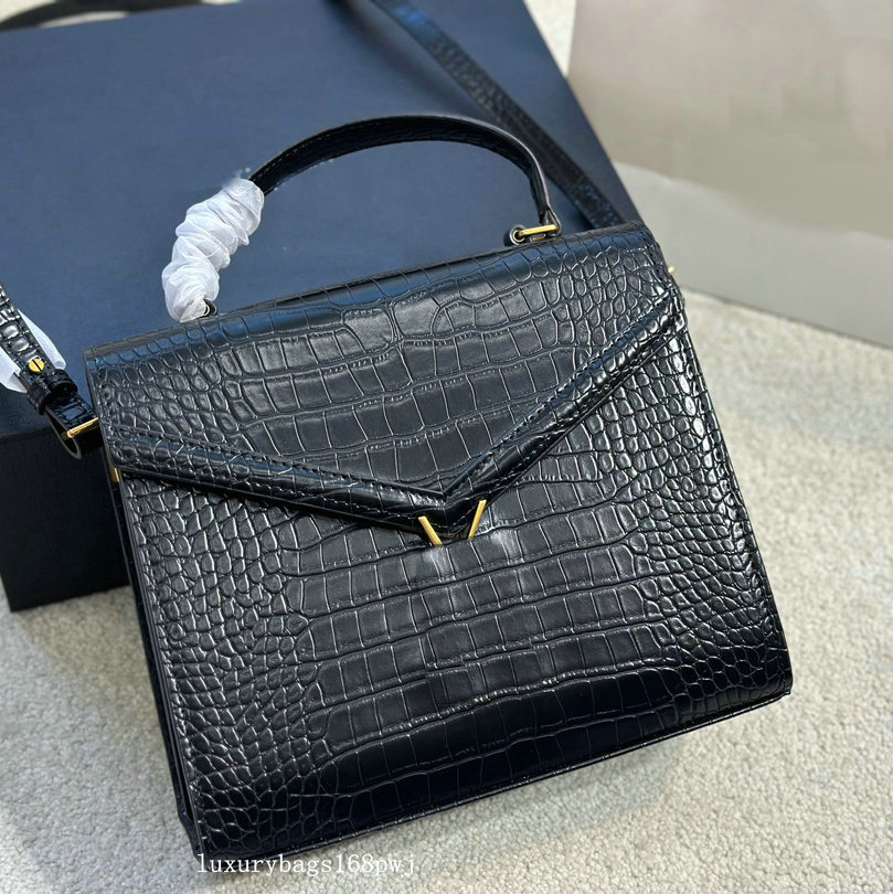 

designer bag tote bags handbags Bags Crossbody Messenger high quality Mini Shoulder Chain decoration Ladies Clutch Alligator pattern Black Red Classic Retro, Box single shot can not be sent