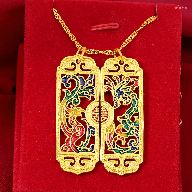 

Pendant Necklaces Retro Jewelry Gold Filled Geometric Wedding Gift
