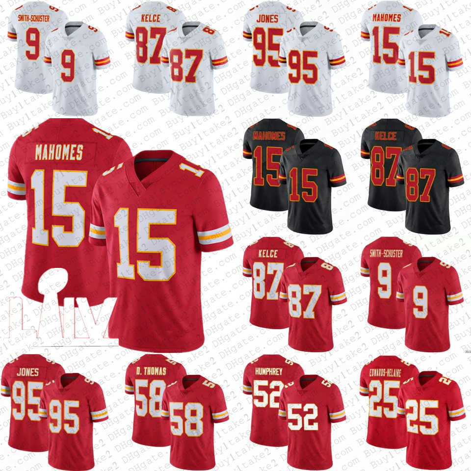 

Jersey 15 Patrick Mahomes Travis Kelce 9 JuJu Smith-Schuster Football''Nfl''Jerseys Creed Humphrey Chris Jones Kansases City Clyde Edwards-Helaire, Youth