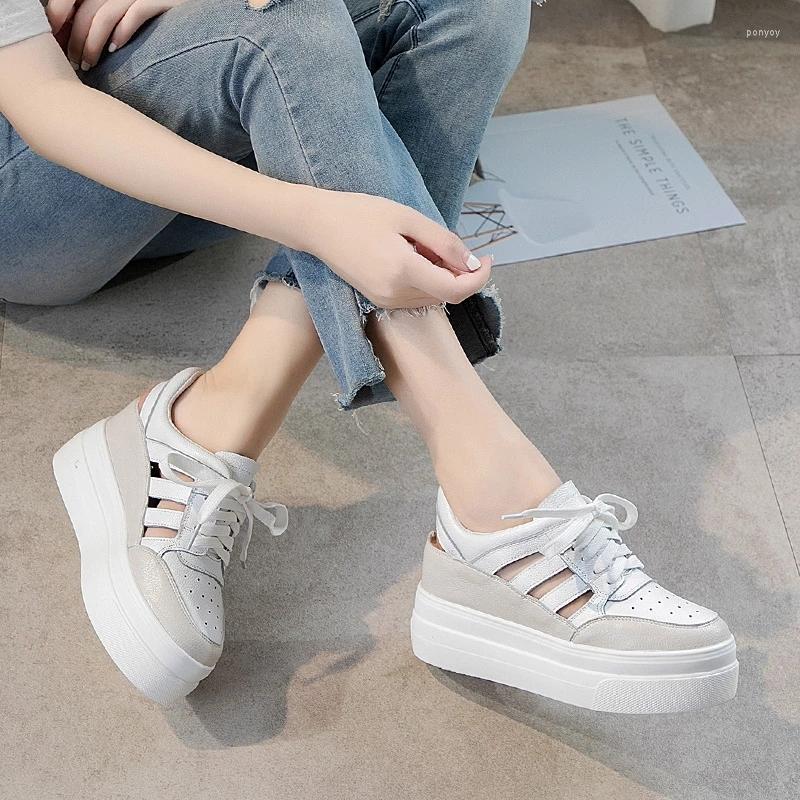 

Sandals 2022 Summer Korean Version Of Ulzzang Genuine Leather Harajuku Ins Wild Spring Big Size Small Sports Shoes32-42, Black