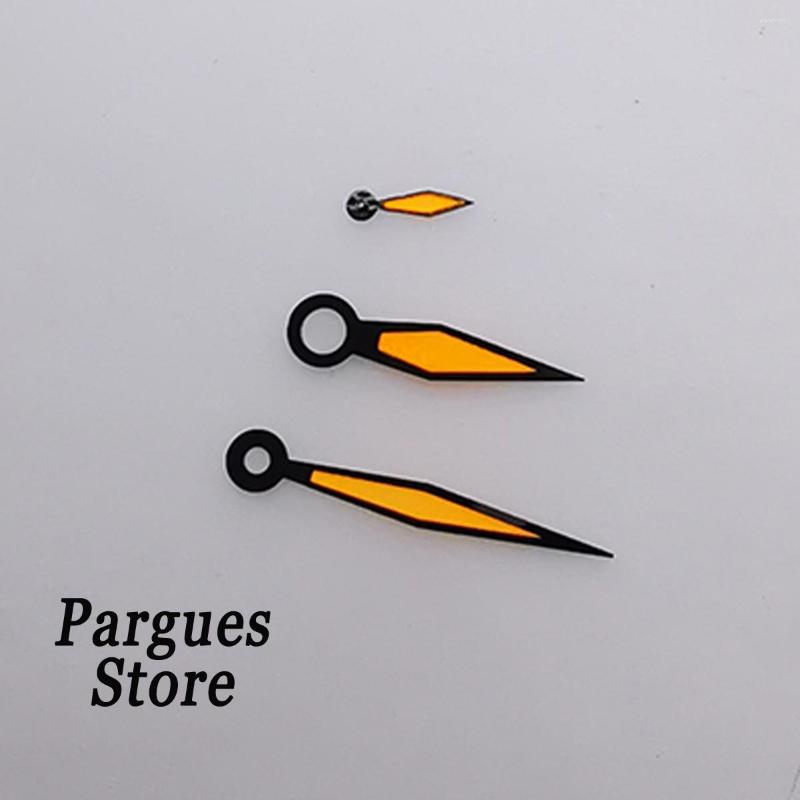 

Watch Repair Kits Orange Luminous Hands Suitable For ETA 6497 6498 St3600 Hand Winding Movement