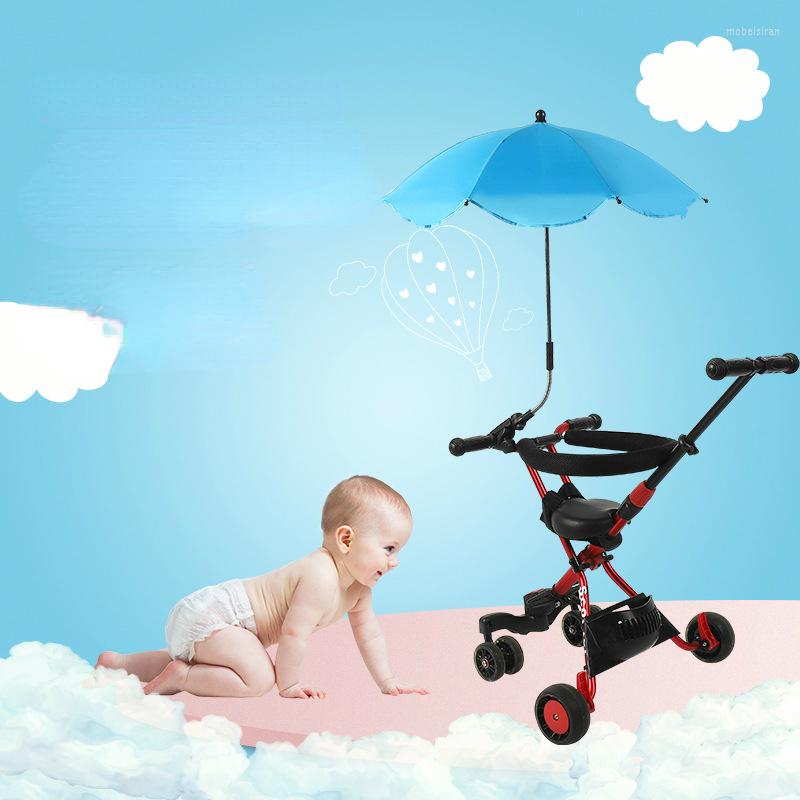 

Stroller Parts UV Protection Sunscree Rainproof Baby Umbrella Infant Cover Can Be Bent Freely Not Rust Universal Accessories
